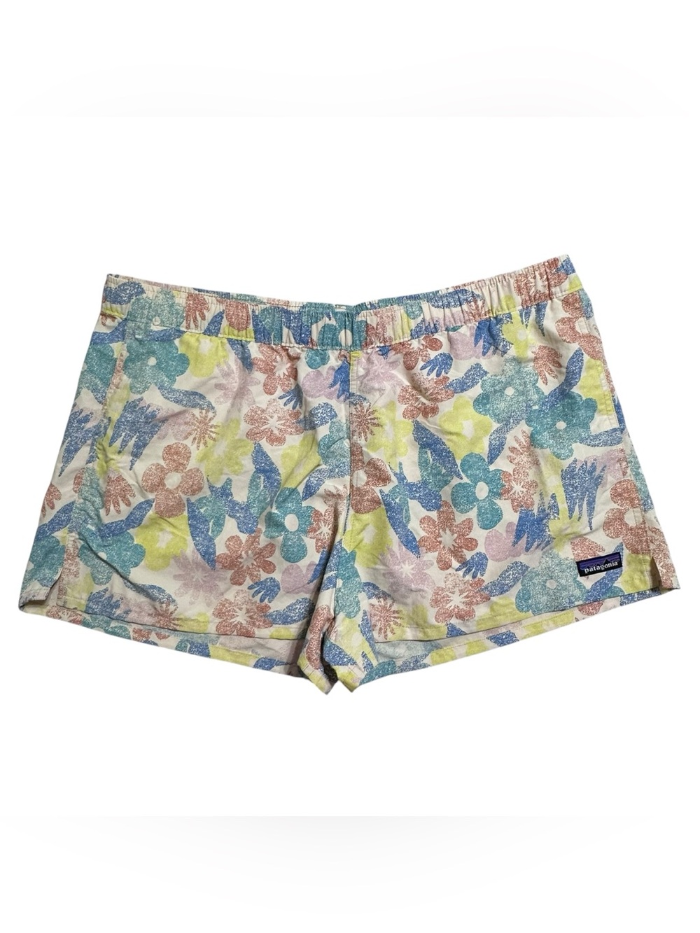 Patagonia NWT Barely Baggies 2.5” Shorts In Flourish Abundant Blue Gorpcore